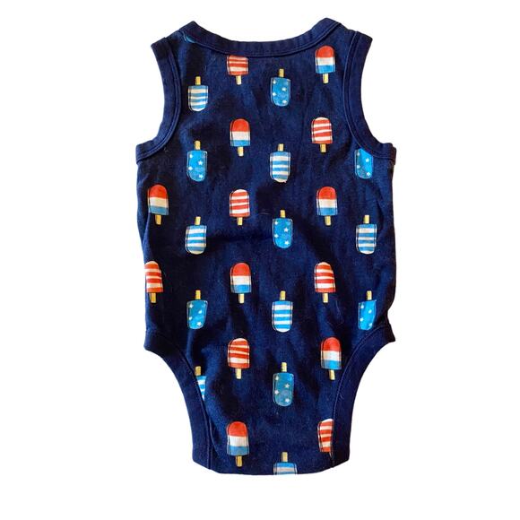 Stars, Stripes & Popsicles 3 Outfits and Flip Flops Bundle Size 18 - 24 Months - Picture 5 of 11